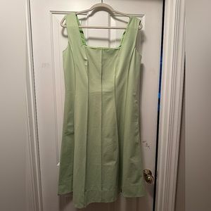 LaFayette 148 mint green dress size 12 NWT